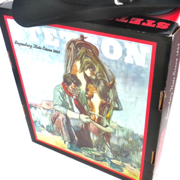 Classic Western Lariat Style Hat by Stetson. Original box included - Picture 5 of 8